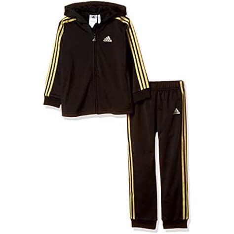 schwarz gold adidas anzug|Schwarze Trainingsanzüge .